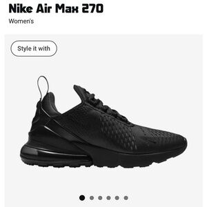Nike Air Max 270 Women's Triple Black